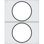 Hendi Matrize für Versiegelungsmaschine, zwei runde Behälter (ø115 mm)
