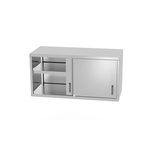 Hendi Wandschrank – verschweißt, mit Schiebetüren, Profi Line, 800x300x(H)600mm