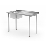 Hendi Spültisch, verschraubt, Kitchen Line, 1000x600x(H)850mm