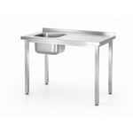Hendi Spültisch, verschraubt, Kitchen Line, 1000x600x(H)850mm