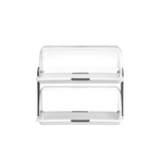 Hendi Rolltop-Display - doppelt, 380x260x(H)355mm