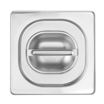 Hendi Gastronorm-Deckel mit Silikonrand, Profi Line, GN 1/6, 176x162mm