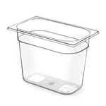 Hendi Gastronorm-Behälter 1/4, GN 1/4, 4L, Transparent, 265x162x(H)150mm