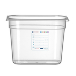 Hendi Gastronorm-Behälter 1/4, GN 1/4, 5,5L, Transparent, 265x162x(H)200mm