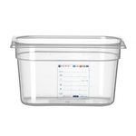 Hendi Gastronorm-Behälter 1/4, GN 1/4, 4L, Transparent, 265x162x(H)150mm