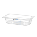 Hendi Gastronorm-Behälter 1/4, GN 1/4, 1,8L, Transparent, 265x162x(H)65mm