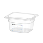 Hendi Gastronorm-Behälter 1/6, GN 1/6, 1,6L, Transparent, 176x162x(H)100mm