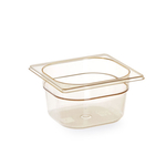 Hendi Gastronorm-Behälter 1/6, hochtemperatubeständig, GN 1/6, 1,6L, Transparent, 176x162x(H)100mm