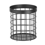 Hendi Besteckkorb, schwarz, ⌀125x(H)145mm