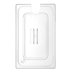 Hendi Gastronorm-Deckel mit Sous-Vide-Stab-Aussparung, GN 1/1, Transparent, 530x325mm