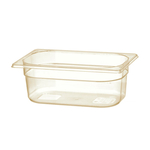 Hendi Gastronorm-Behälter 1/4, hochtemperatubeständig, GN 1/4, 2,6L, Transparent, 265x162x(H)100mm