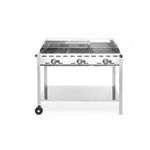 Hendi Grillsystem Green Fire mit 3 Brennern, Profi Line, 17,4kW, 1078x612x(H)825mm