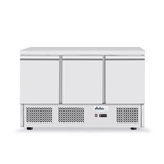 Arktic Kühltisch, dreitürig Kitchen Line 380L, 230V/220W, 1375x700x(H)890mm