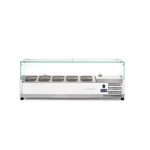 Arktic Aufsatz-Kühlvitrine Gastronorm 1/4, 5x GN 1/4, 230V/180W, 1205x335x(H)460mm