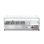 Arktic Aufsatz-Kühlvitrine Gastronorm 1/3, 4x GN 1/3, 230V/180W, 1208x400x(H)456mm