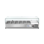 Arktic Aufsatz-Kühlvitrine Gastronorm 1/3, 6x GN 1/3, 230V/180W, 1405x420x(H)456mm