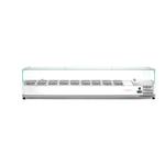 Arktic Aufsatz-Kühlvitrine Gastronorm 1/3, 9x GN 1/3, 230V/180W, 2005x420x(H)456mm