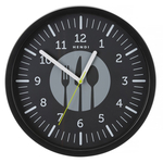 Hendi Wanduhr, designed by Robert Bronwasser, Schwarz, ⌀356x(H)45mm