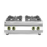 Hendi Gasherd Kitchen Line - 4 Kochfelder, Table-Top, Kitchen Line, 19kW, 800x700x(H)310mm