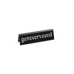 Hendi Tischschild Reserviert, gereserveerd, 130x30x(H)38mm