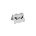 Hendi Tischschild Reserviert - 4 Stk., Réservé, 50x35x(H)40mm