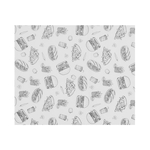 Hendi Einschlagpapier, fettdicht, Fastfood-Muster, 500 Stk., 200x250mm