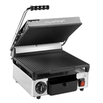 Milantoast Elektro-Kontaktgrill, gerillt, Grillfläche: Gerillt