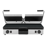 Milantoast Doppel Kontaktgrill, oben gerillt, unten glatt
