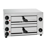 Milantoast Zweikammer Pizza- Flammkuchenofen 35 x 35 cm Ø