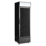 Arktic Eintüriger Kühlschrank mit hinterer Bar und hinterleuchteter Blende, , 254L, Schwarz, 220-240V/250W, 578x605x(H)1980mm