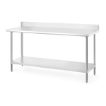 Hendi Arbeitstisch mit Aufsatz, Budget Line, 1200x600x(H)950mm