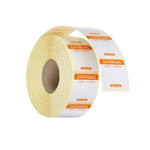 Hendi Täglich anwendbare Lebensmittelsicherheitsetiketten, mehrfach verwendbar, leicht entfernbar , Samstag, Orange, 1000 Stk., 25x25mm