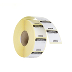 Hendi Täglich anwendbare Lebensmittelsicherheitsetiketten, mehrfach verwendbar, leicht entfernbar , Sonntag, Schwarz, 1000 Stk., 25x25mm