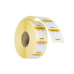 Hendi Täglich anwendbare Lebensmittelsicherheitsetiketten, für den Mehrfachgebrauch, leicht zu entfernen , Dienstag, Gelb, 1000 Stk., 25x25mm