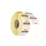 Hendi Täglich anwendbare Lebensmittelsicherheitsetiketten, für den Mehrfachgebrauch, leicht zu entfernen , Donnerstag, Braun, 1000 Stk., 25x25mm