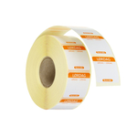 Hendi Täglich anwendbare Lebensmittelsicherheitsetiketten, für den Mehrfachgebrauch, leicht zu entfernen , Samstag, Orange, 1000 Stk., 25x25mm