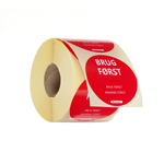 Hendi Lebensmittelsicherheit-Aufkleber, mehrfach verwendbar, leicht entfernbar, „USE FIRST“ (Zuerst verwenden), Rot, 500 Stk., ⌀50mm