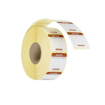 Hendi Täglich anwendbare Lebensmittelsicherheitsetiketten, mehrfach verwendbar, leicht entfernbar , Donnerstag, Braun, 1000 Stk., 25x25x(H)mm