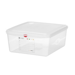 Hendi GN 2/3 Behälter, Polypropylen, GN 2/3, 13,5L, Transparent, 354x325x(H)150mm, Rechteckig