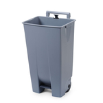 Hendi Abfallbehälter, 120L, Hellgrau, 510x425x(H)875mm