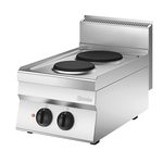 Bartscher Elektroherd 650, B400, 2PL, TG