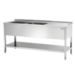 Bartscher Spüle 700, B 1800, 2 Becken LI