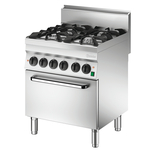 Bartscher Gasherd 650, B700, 4FL, EBO