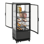 Bartscher Mini-Kühlvitrine 98L2T schwarz