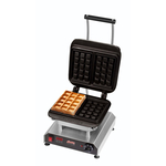 Neumärker Waffeleisen Thermocook® inkl. Brüsseler Waffel Wechselplatten (Gusseisen antihaftbeschichtet) 