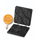 Neumärker MyLogo Waffel 2go | Wechselplatten für Thermocook® | Individuelle Waffelbackplatte mit Ihrem Logo 