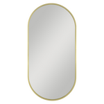 Aliseo JOY Badezimmerspiegel - 400 x 800 mm, gold gebürstet