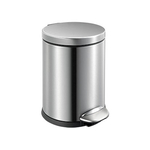 Aliseo Prestige Hygieneeimer - gebürstetes Chrom, 3 Liter