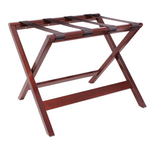 Aliseo Kofferablage - ohne Rückenlehne, Mahagoni gebeizt