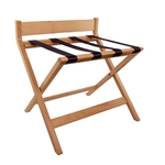 Aliseo Kofferablage - mit Rückenlehne, Buche natur